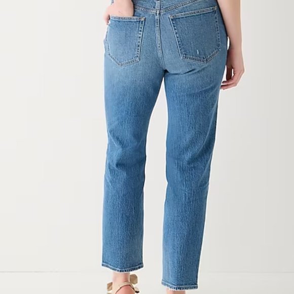 NWT J. Crew High-rise '90s Classic Straight Jean in Rouses Wash, size 30 - Picture 3 of 9